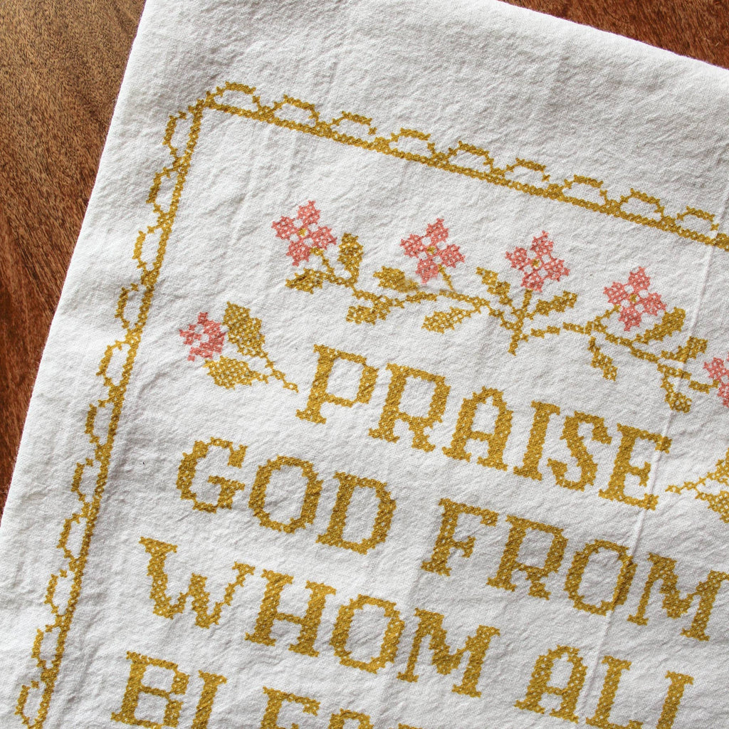 Doxology Hymn Tea Towel