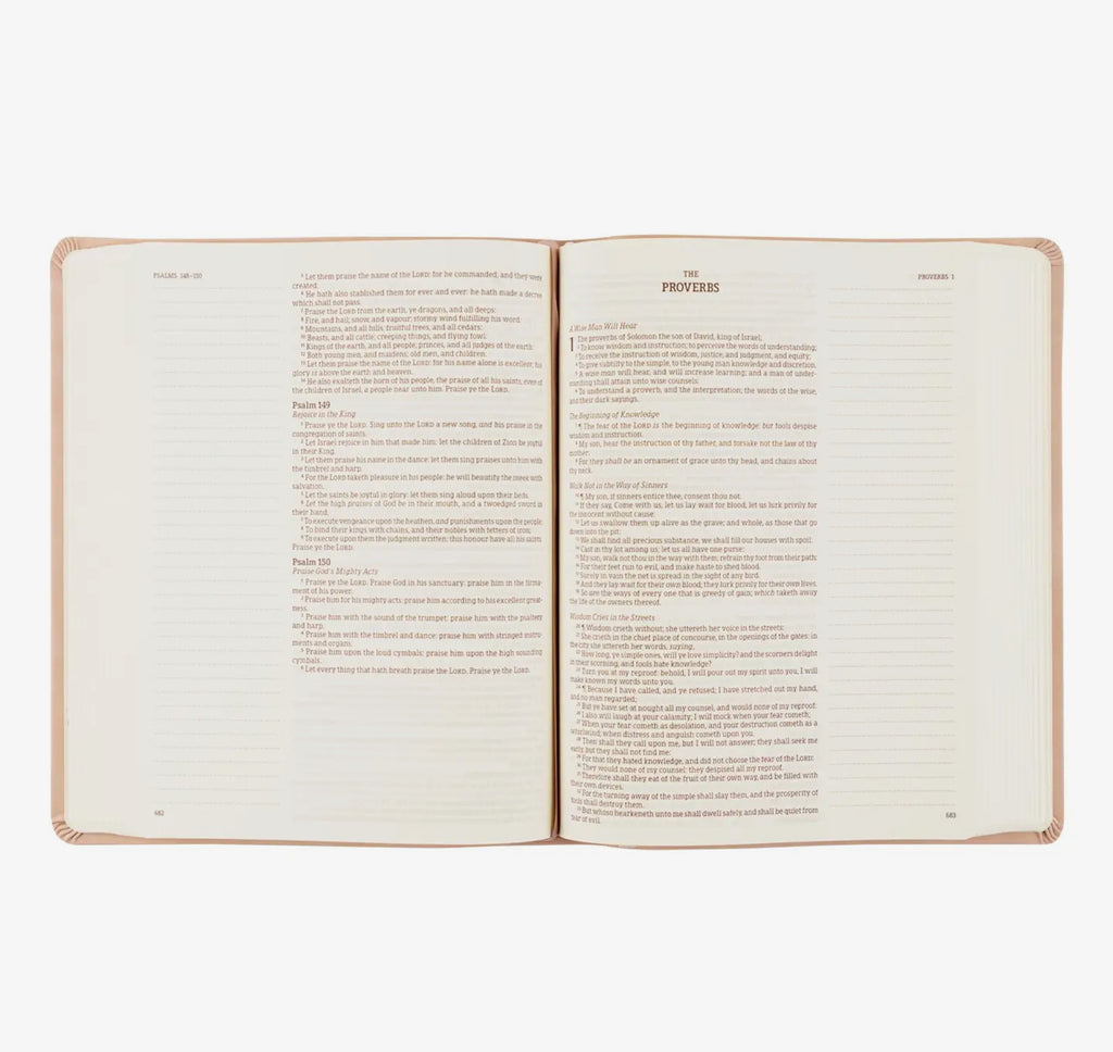 NEW! KJV LARGE PRINT NOTETAKING BIBLE: SHILOH THEME