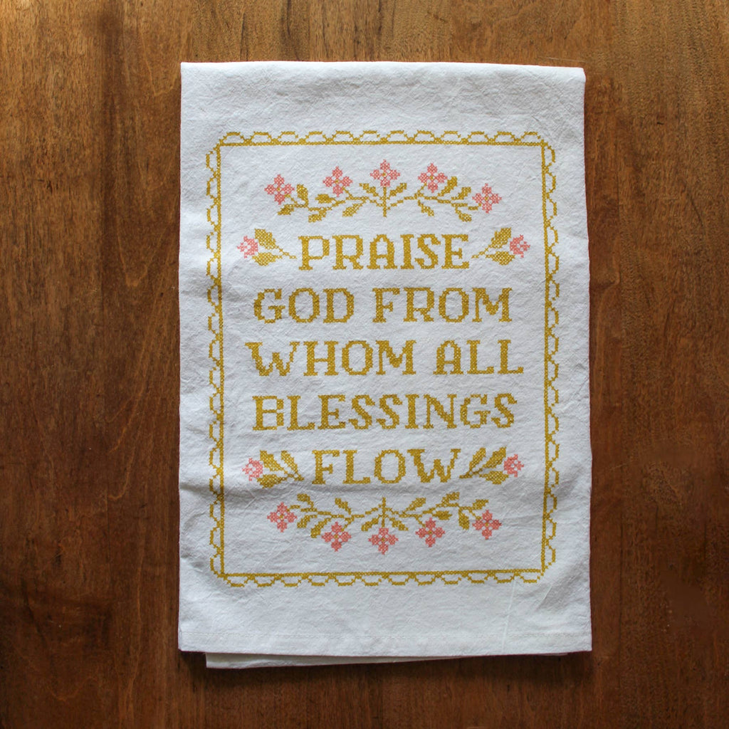 Doxology Hymn Tea Towel