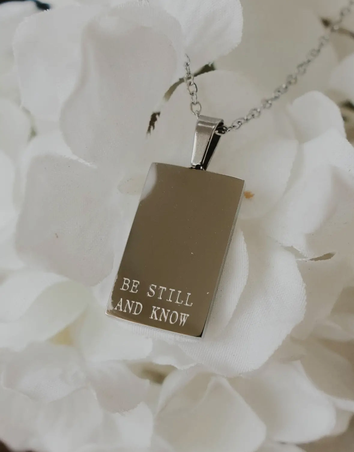 Necklace: Be Still and Know