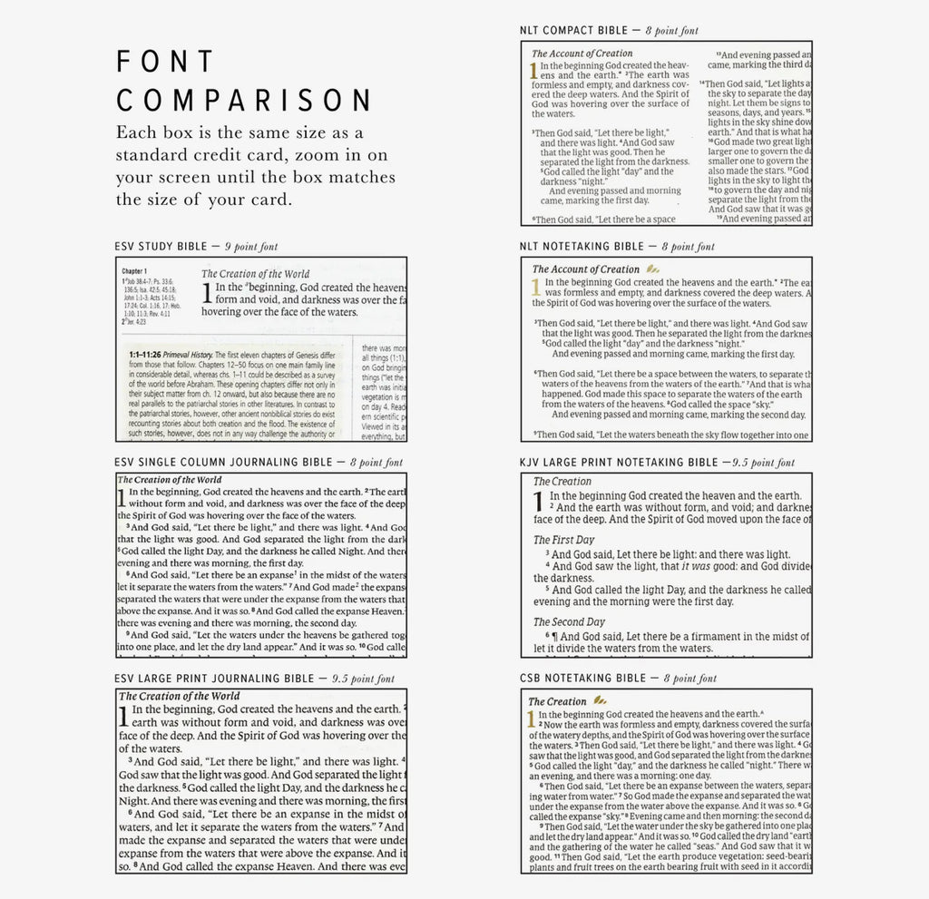NEW! KJV LARGE PRINT NOTETAKING BIBLE: SHILOH THEME