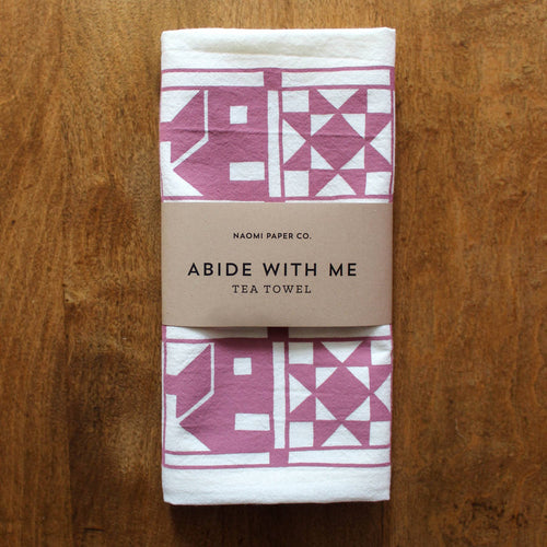 Abide With Me Hymn Tea Towel