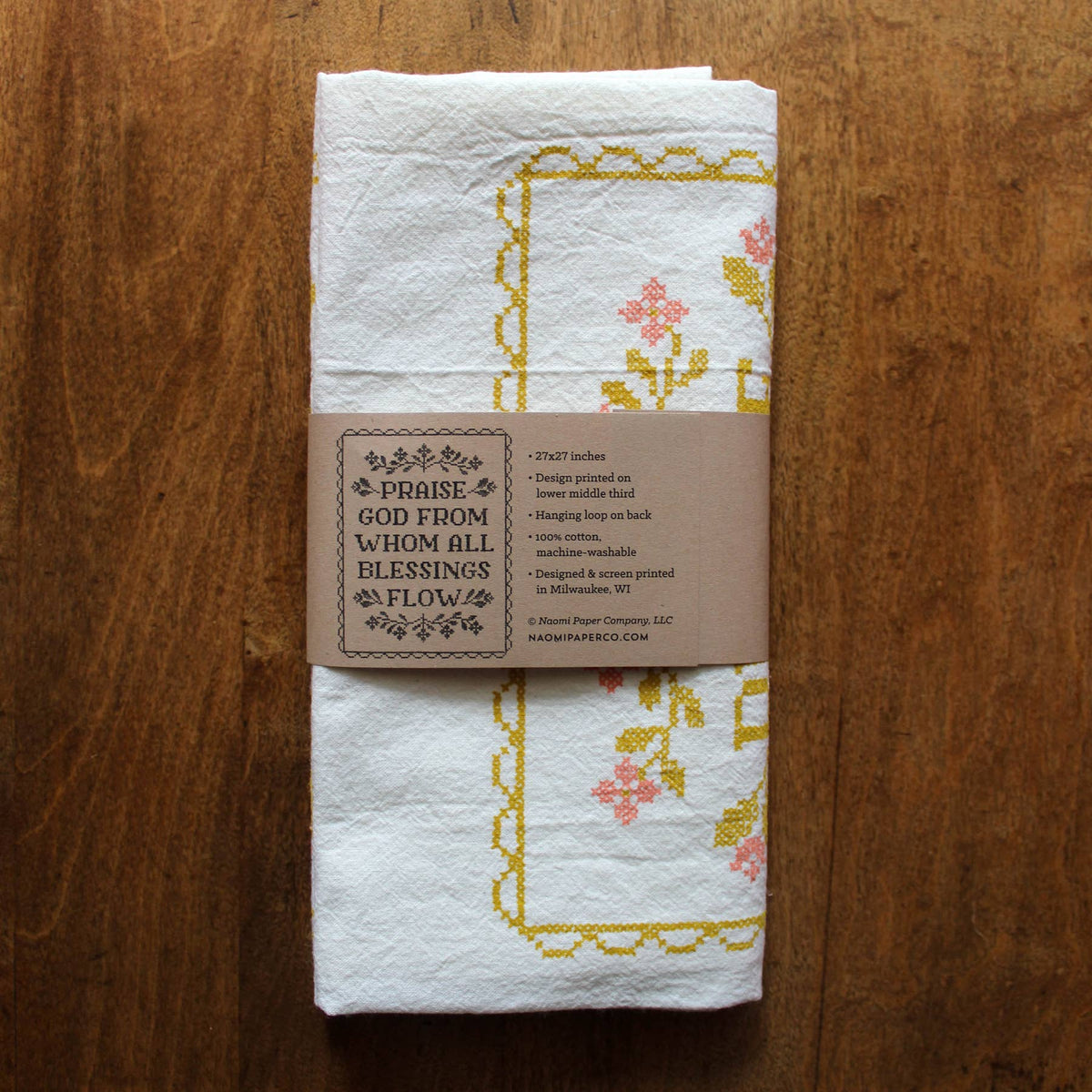 Doxology Hymn Tea Towel