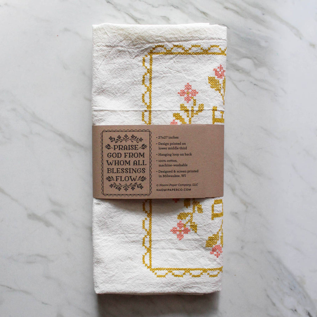 Doxology Hymn Tea Towel